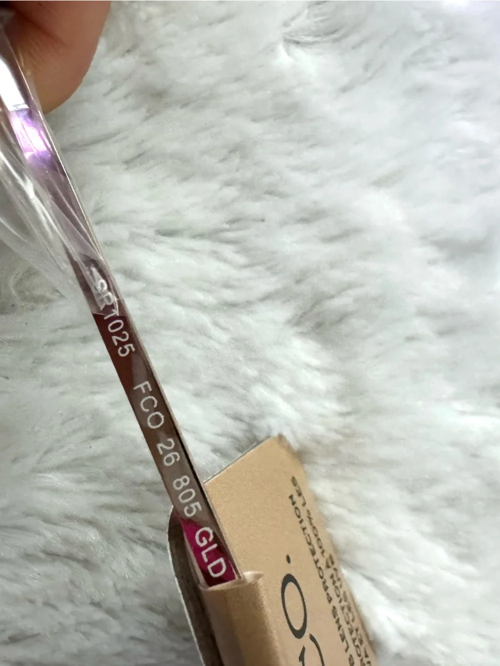 NWT- FRYE AND CO. Brown Lens Rimless Sunglasses with Gold Frames